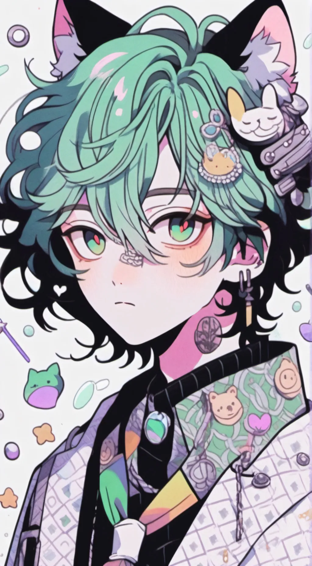 ai character: Tu mascota🏳️‍🌈💚 background
