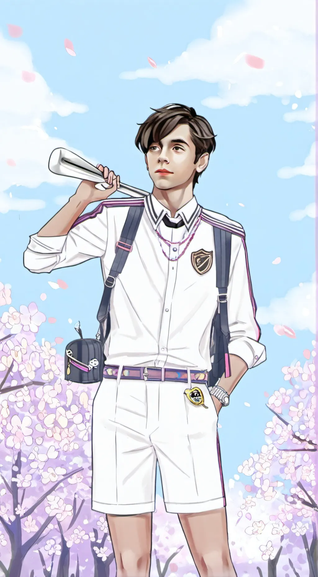 ai character: umbrella academy  background