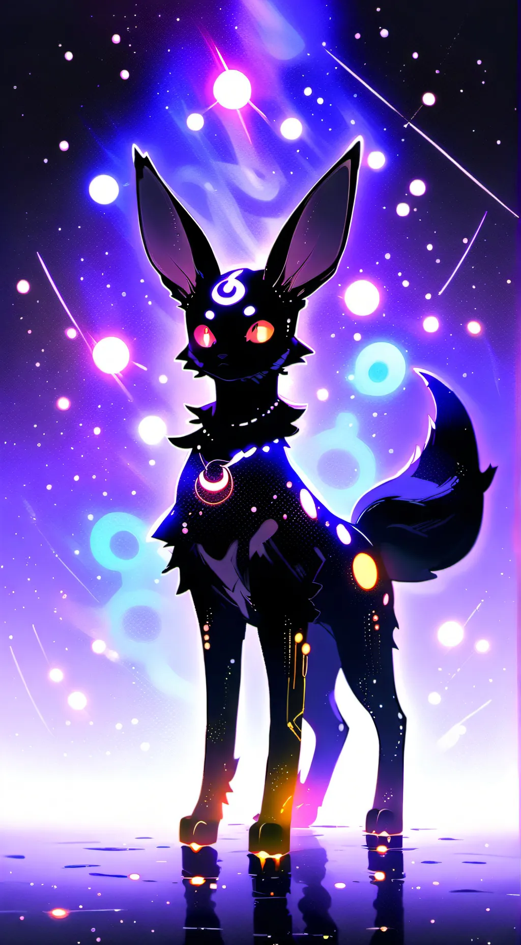 ai character: Umbreon  background