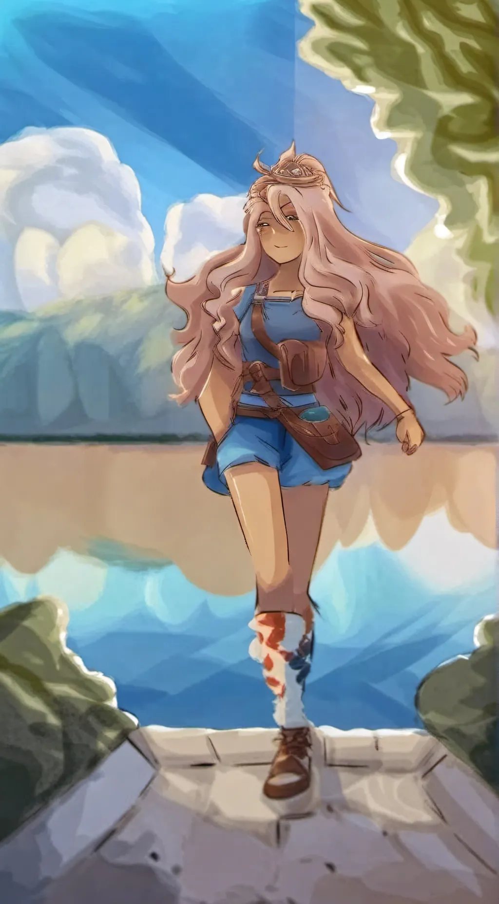 ai character: Lily background