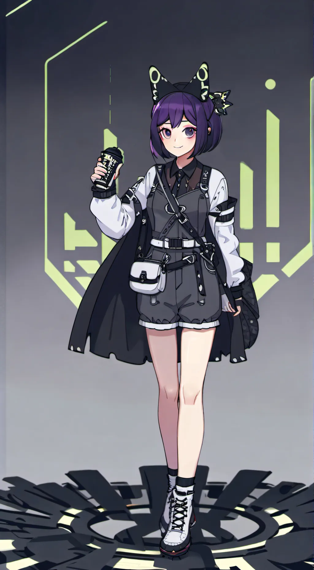 ai character: sky background