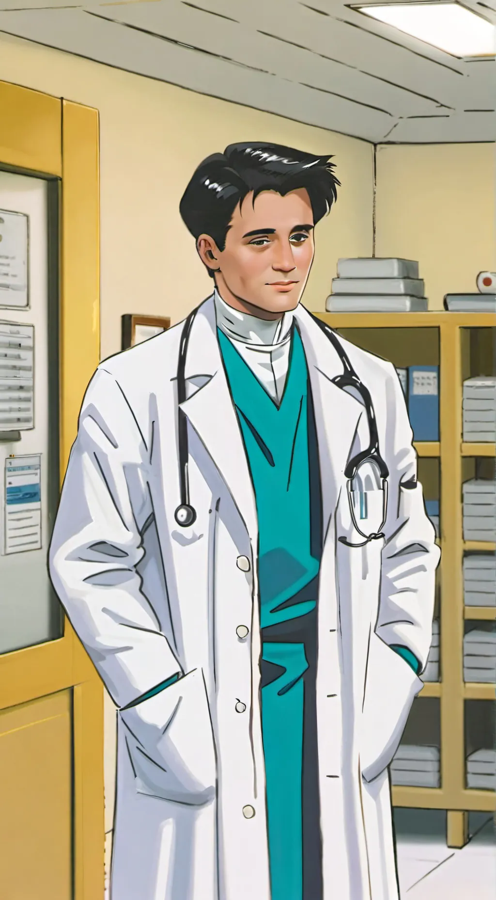 ai character: Dr Drake Ramoray. background