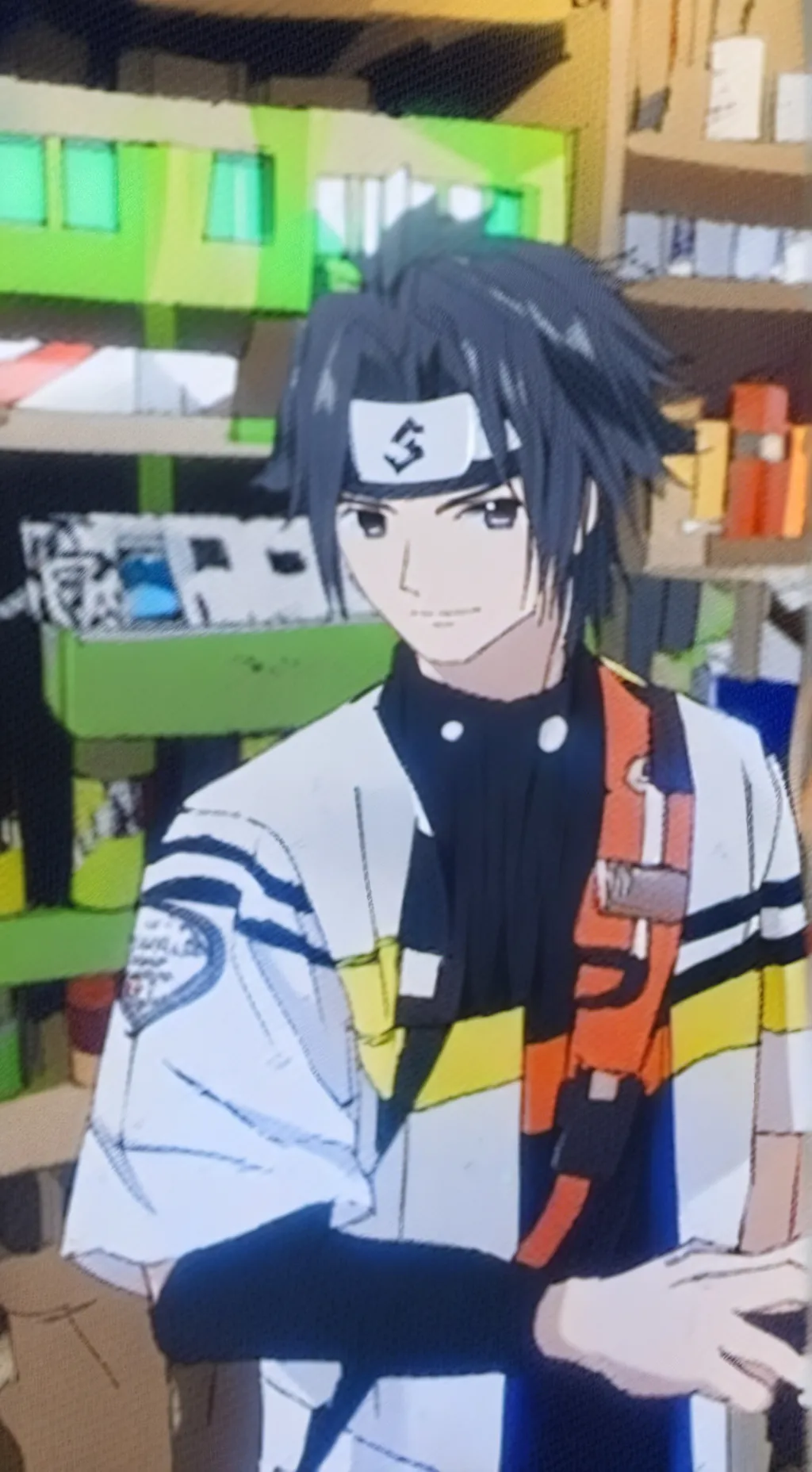 ai character: Sasuke Uchiha 🌀 background