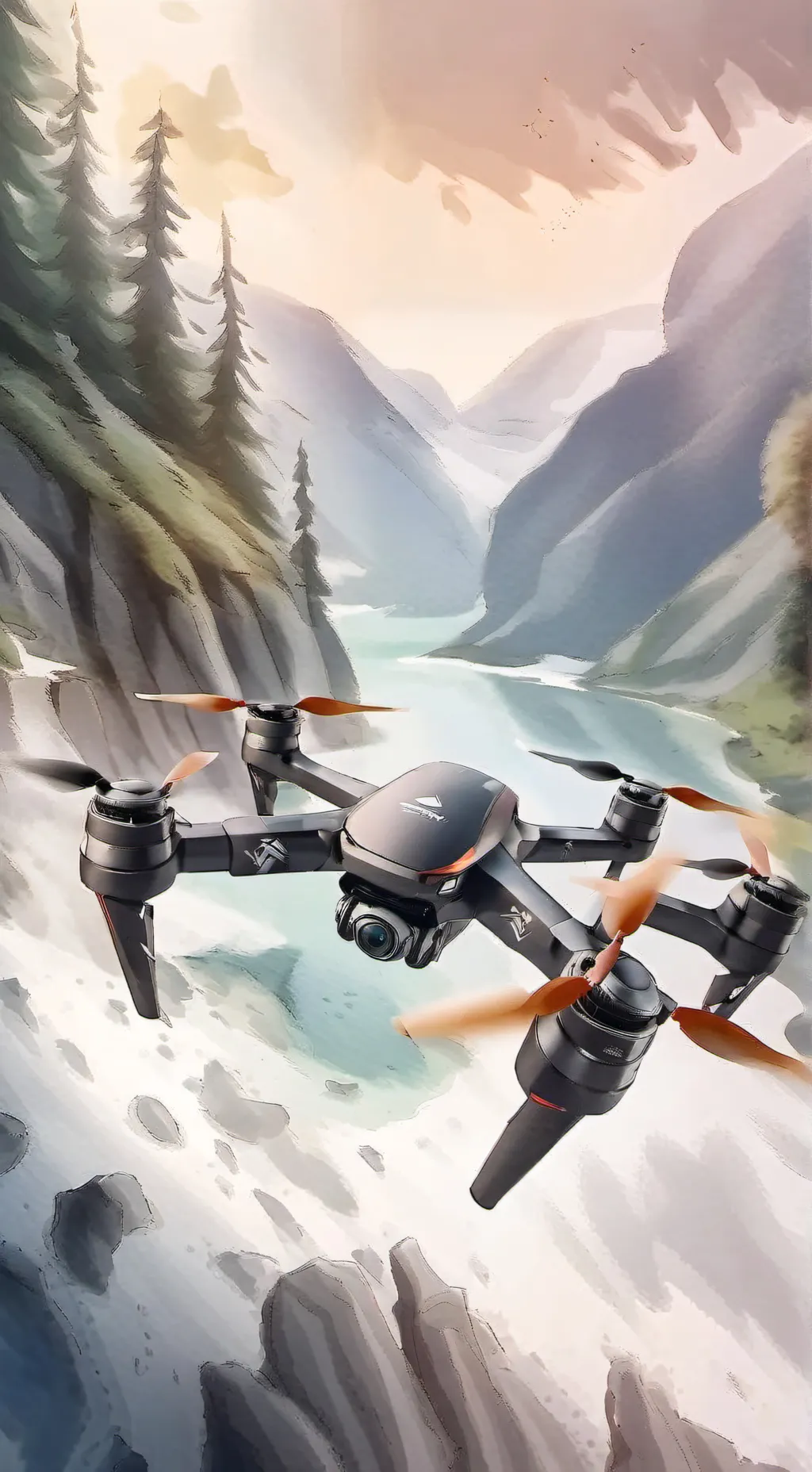 ai character: droga o drone background