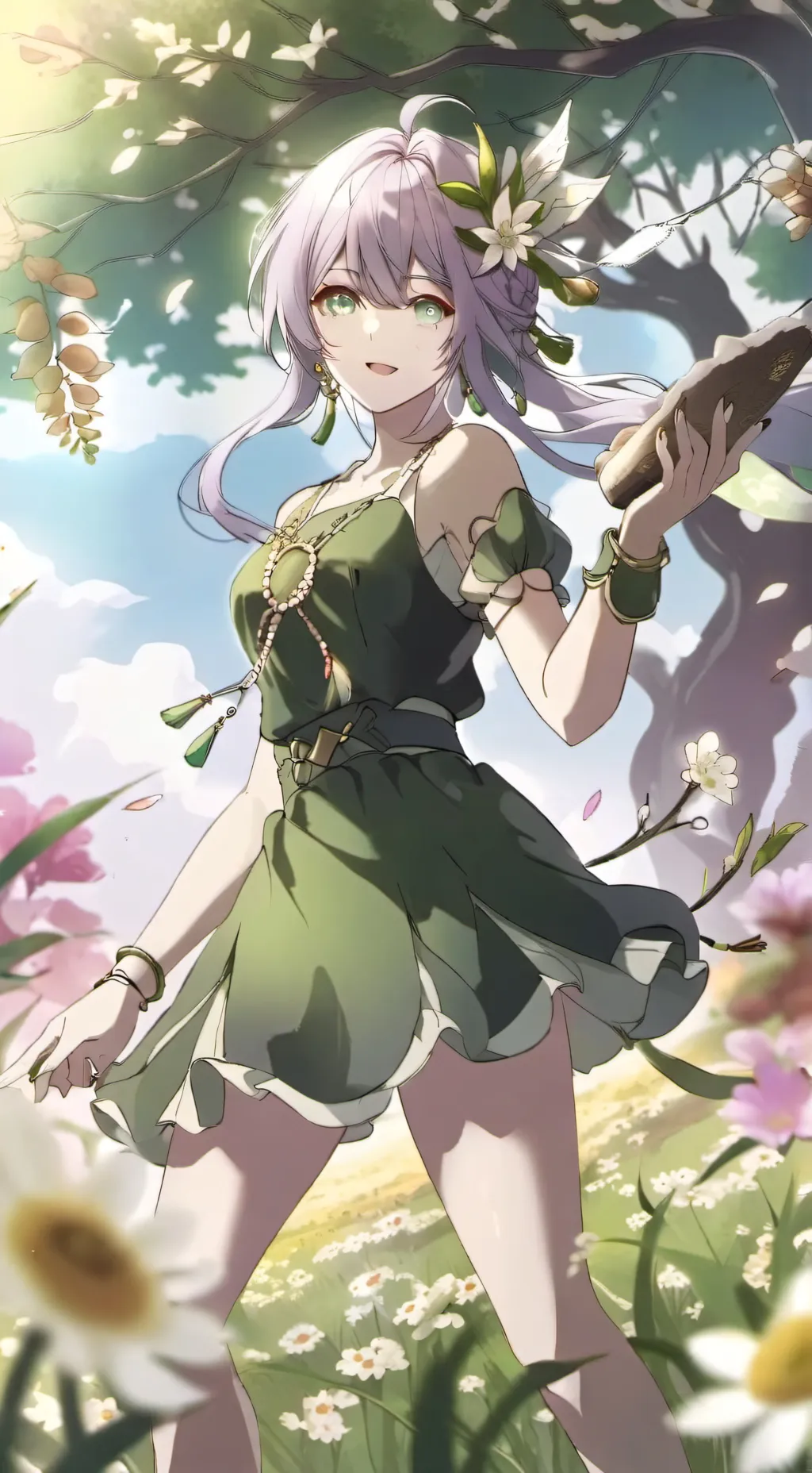 ai character: lily background
