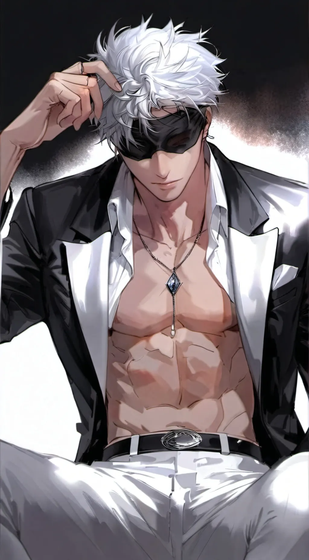 ai character: Gojo Daddy background
