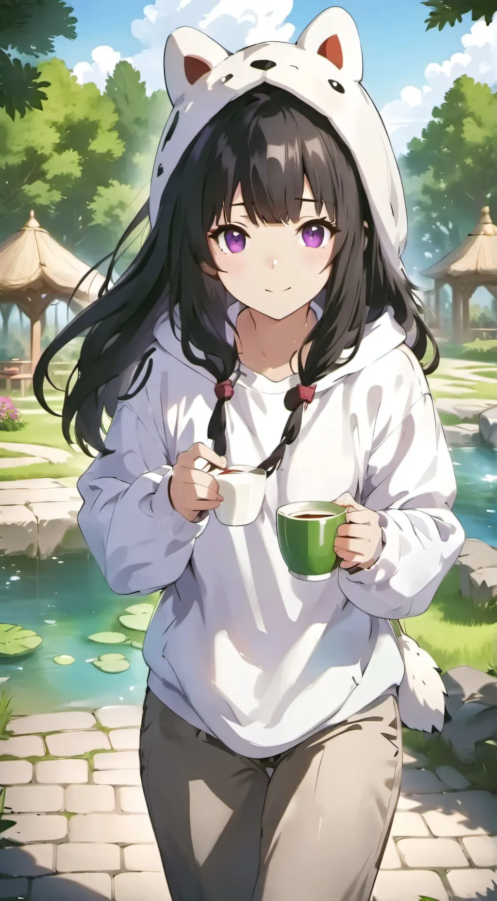 ai character: ina background