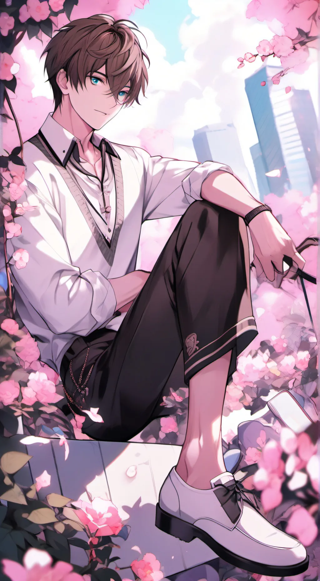 ai character: ? background