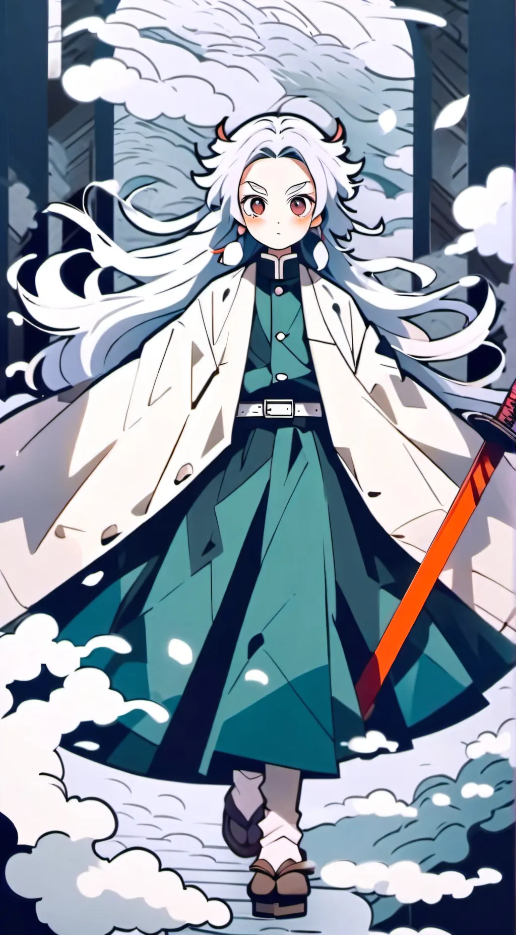 ai character: Demon slayer background