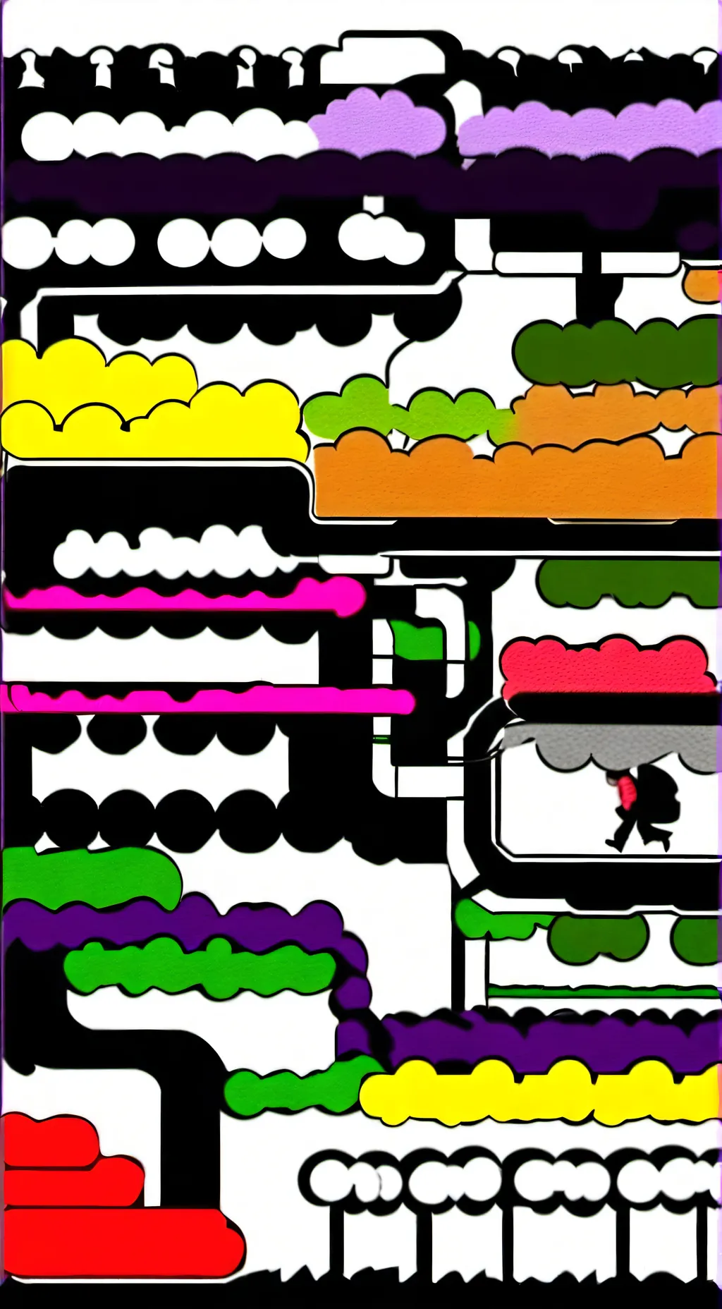 ai character: Smiling Critters background