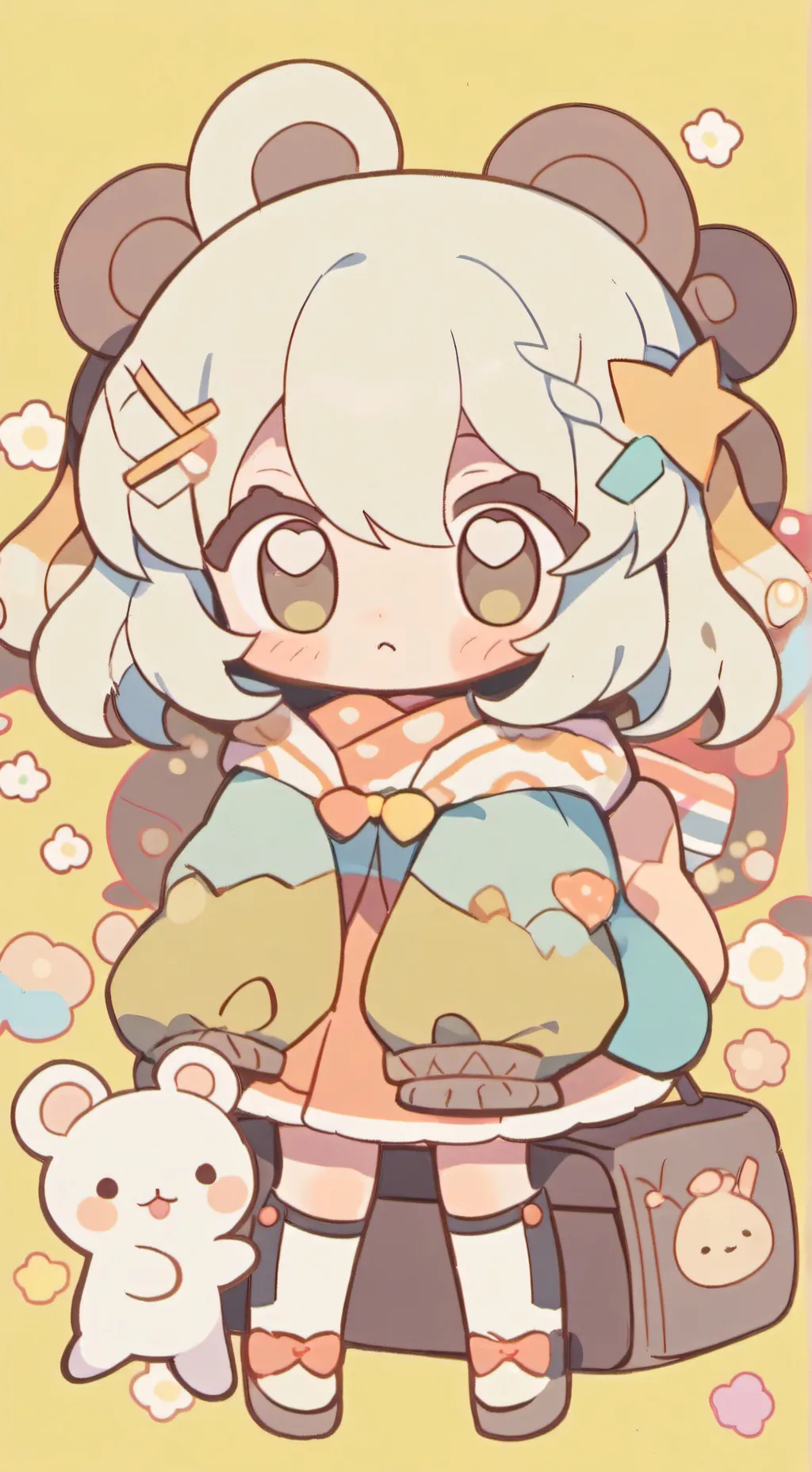 ai character: bebe tierna background