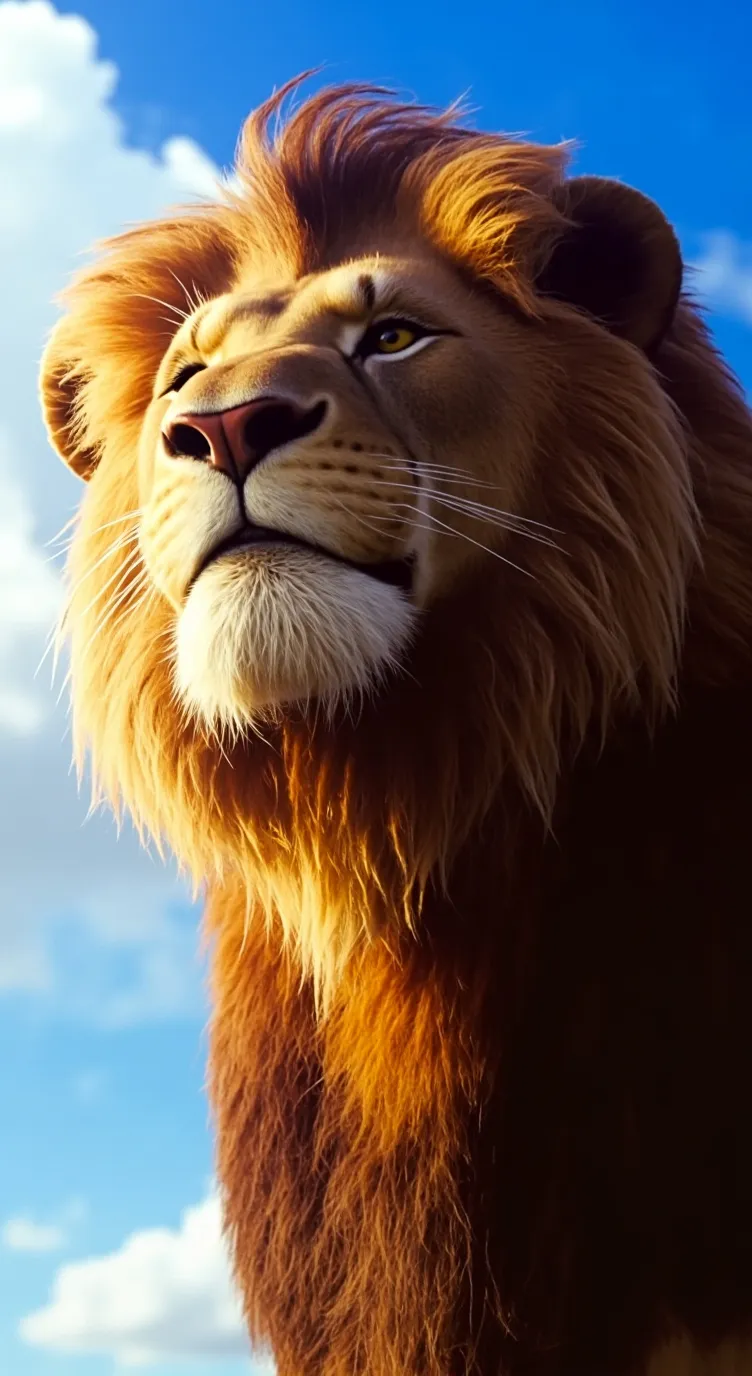 ai character: Mufasa background