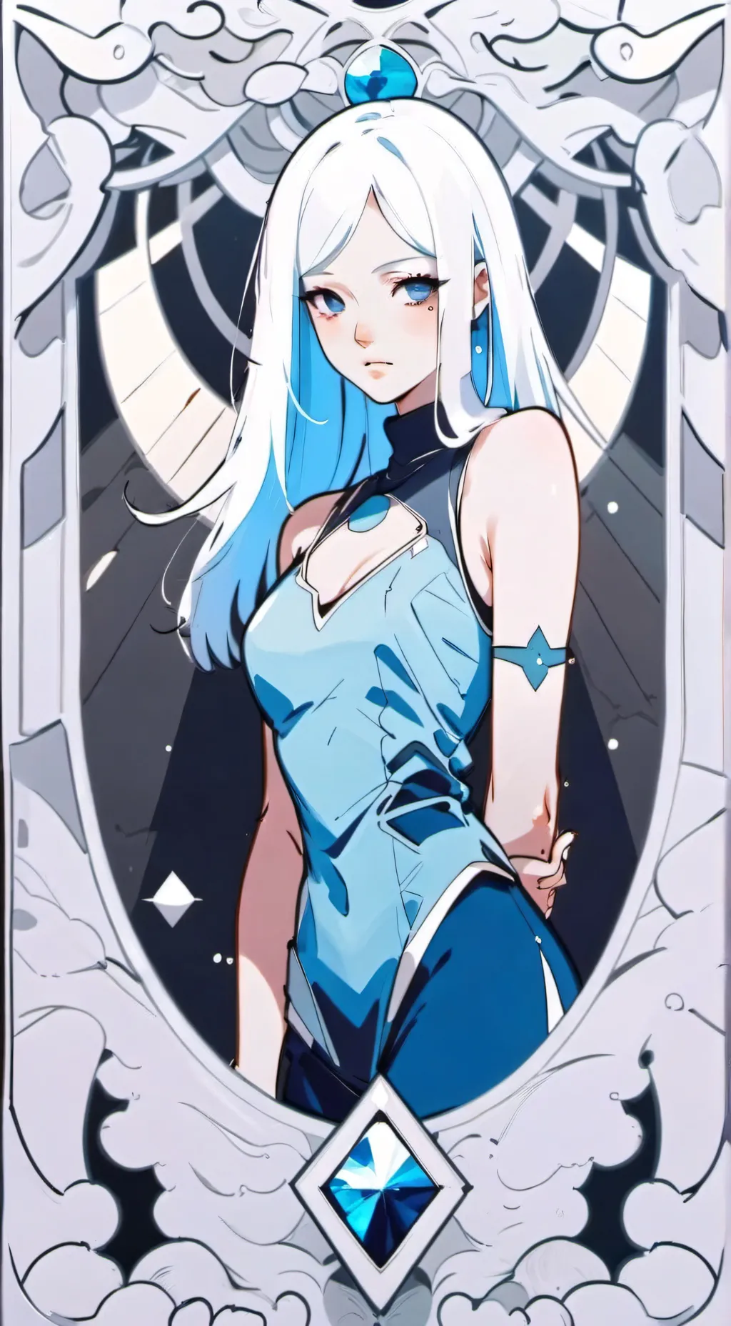 ai character: changed background