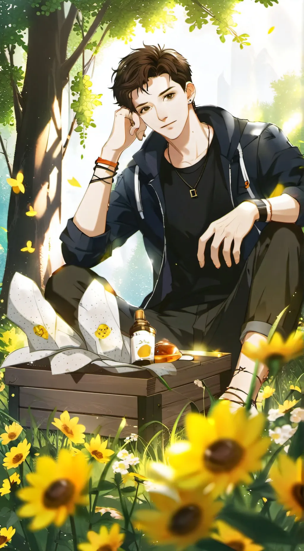 ai character: Tom background