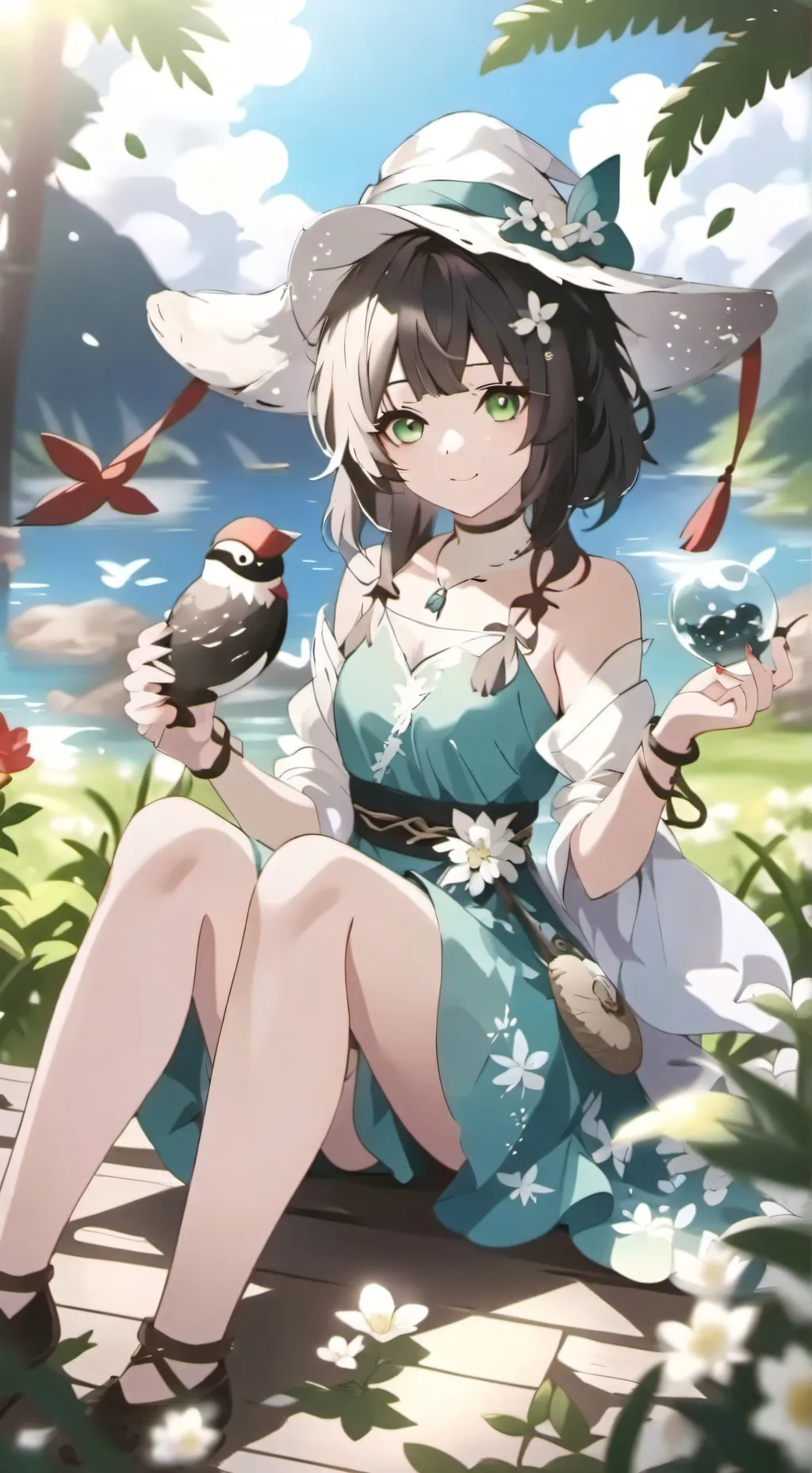 ai character: Leyla natsikora  background