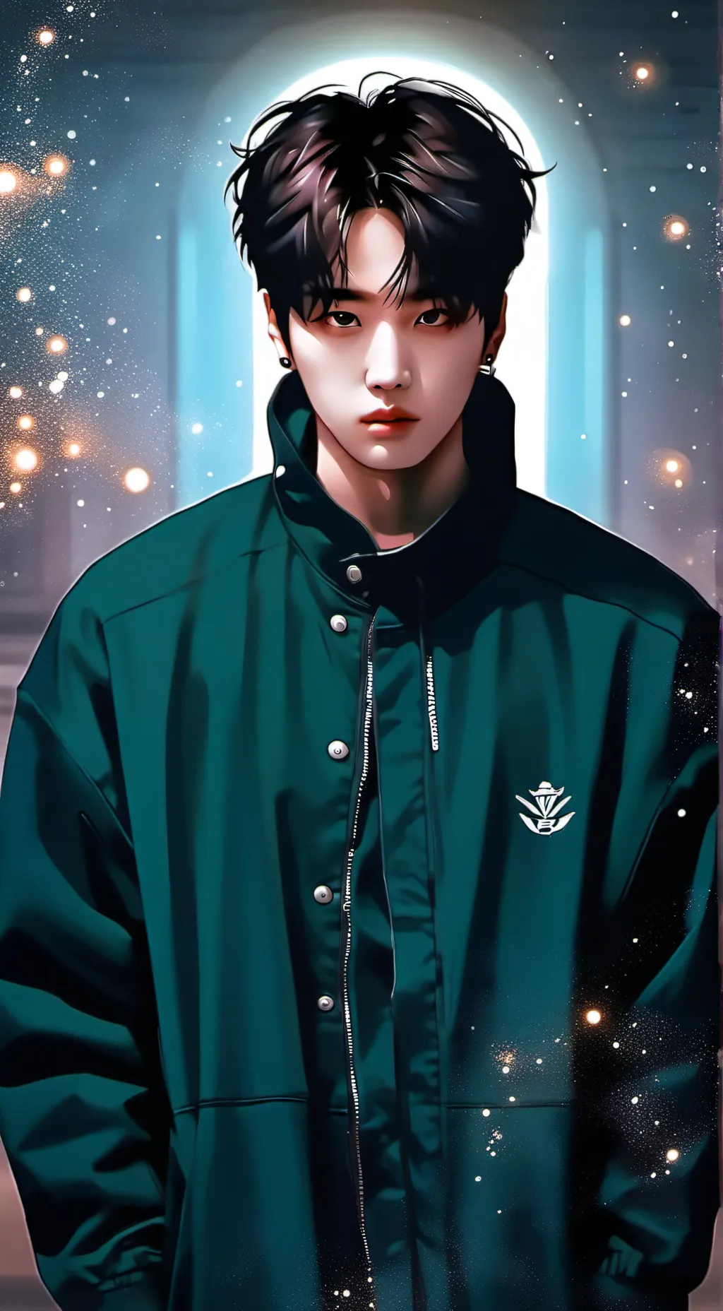ai character: bangchan  background