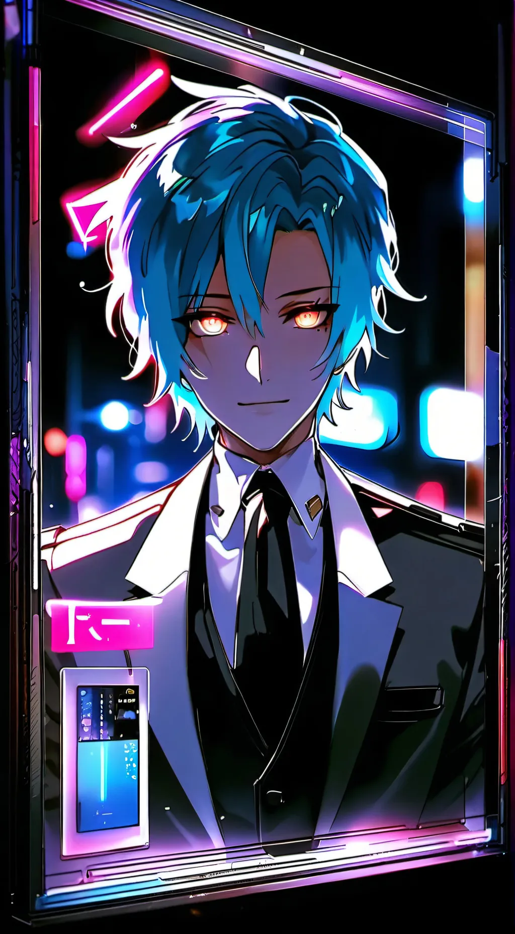 ai character: Reflector background
