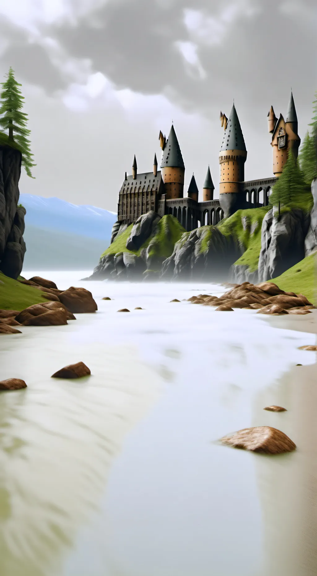 ai character: Hogwarts background