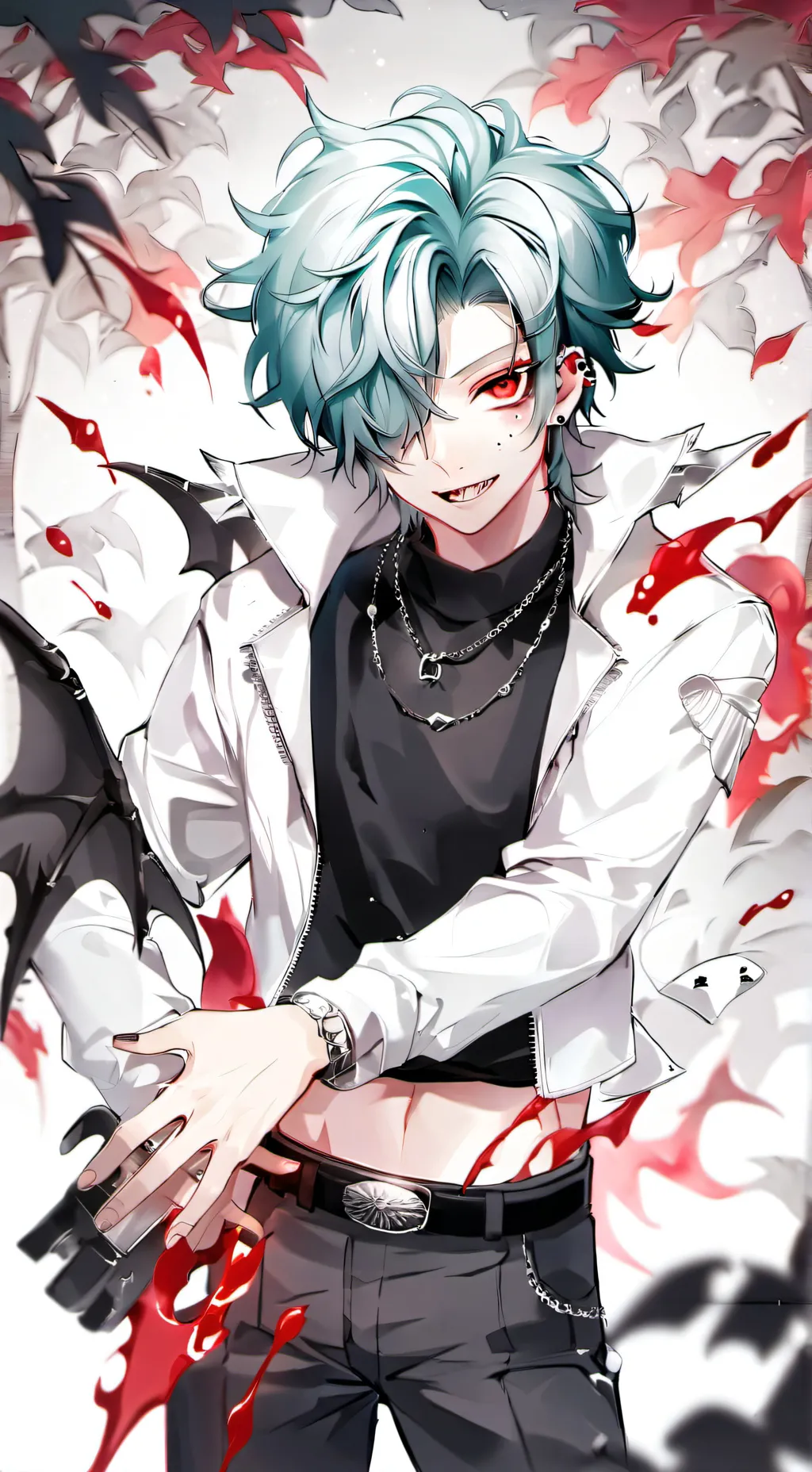ai character: 🩸🖤Eclipse🖤🩸 background