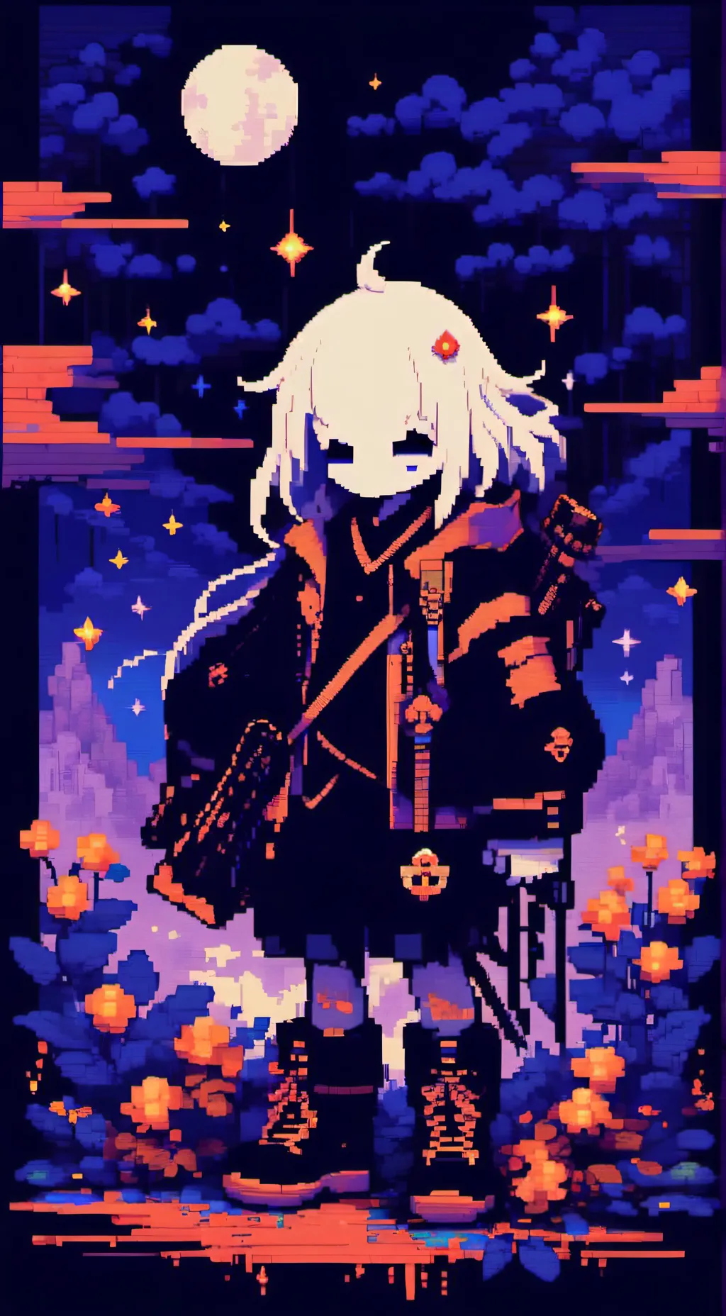 ai character: dusttale Sans  background