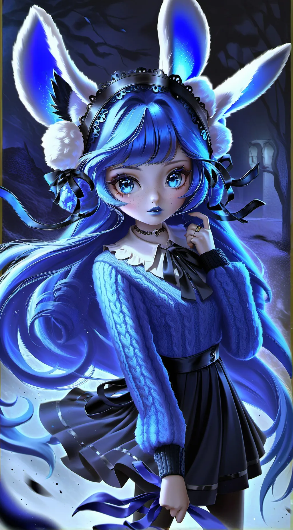 ai character: Killer rabbits background