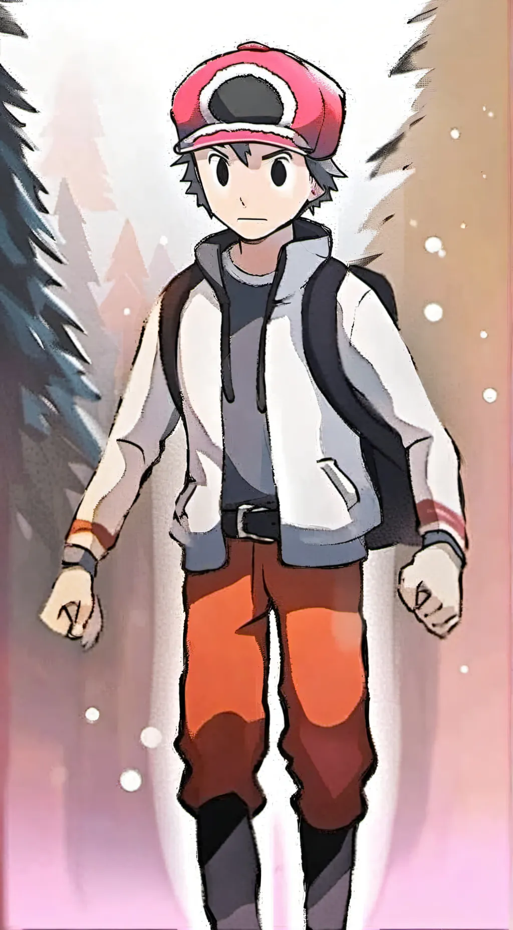 ai character: 🌀🟥Red🟥🌀 background