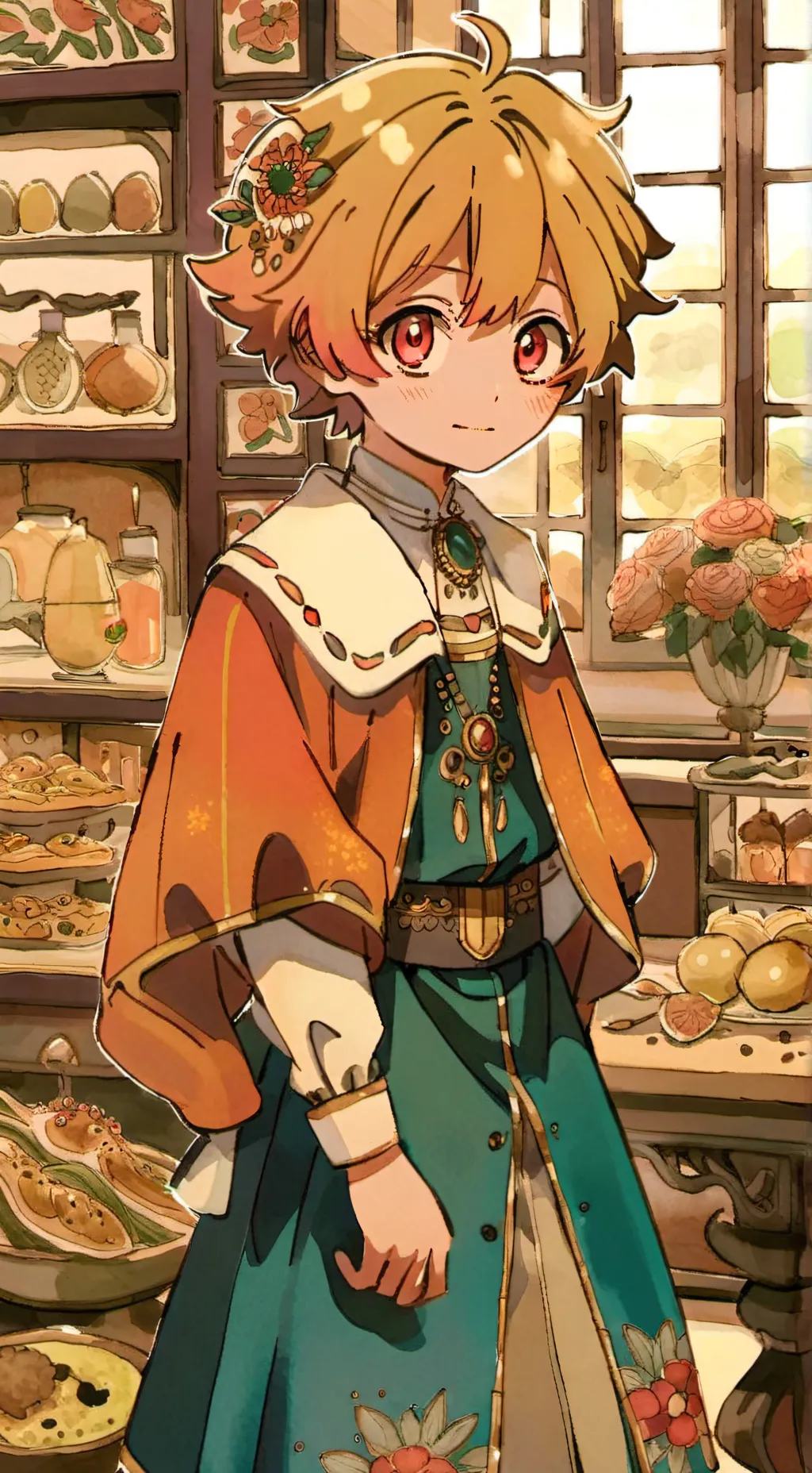 ai character: zenitsu :) background