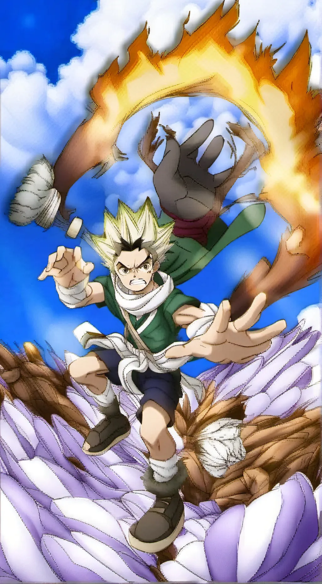 ai character: Dr.stone background