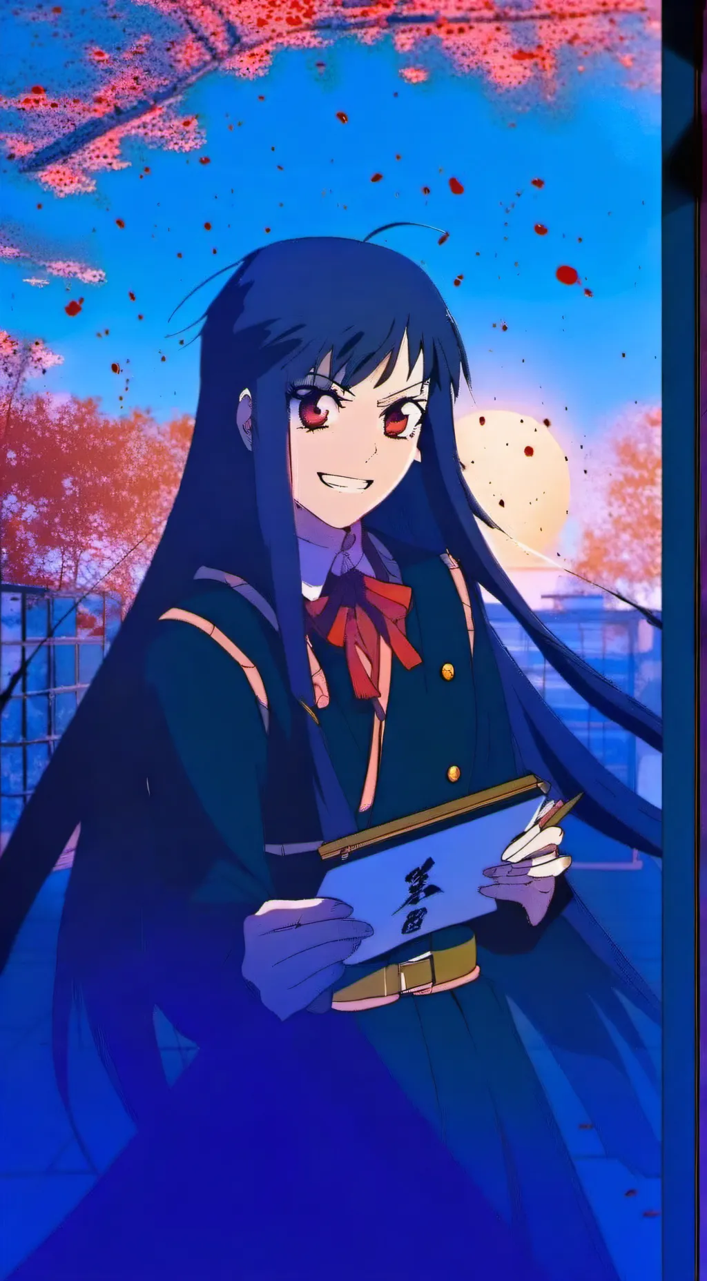 ai character: Hina uzui  background