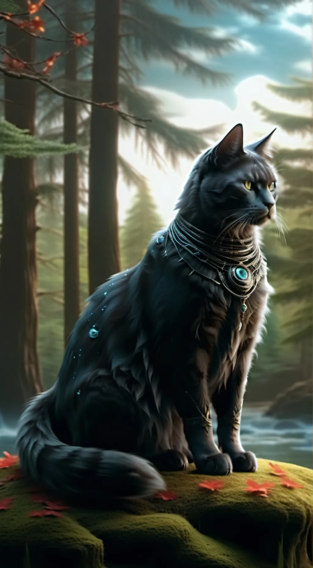 ai character: hated cat on earth background