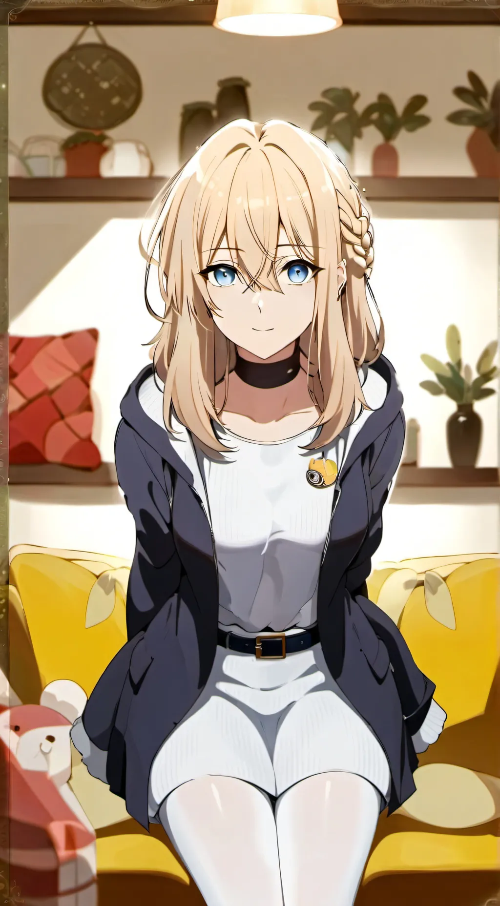 ai character: amelie  background