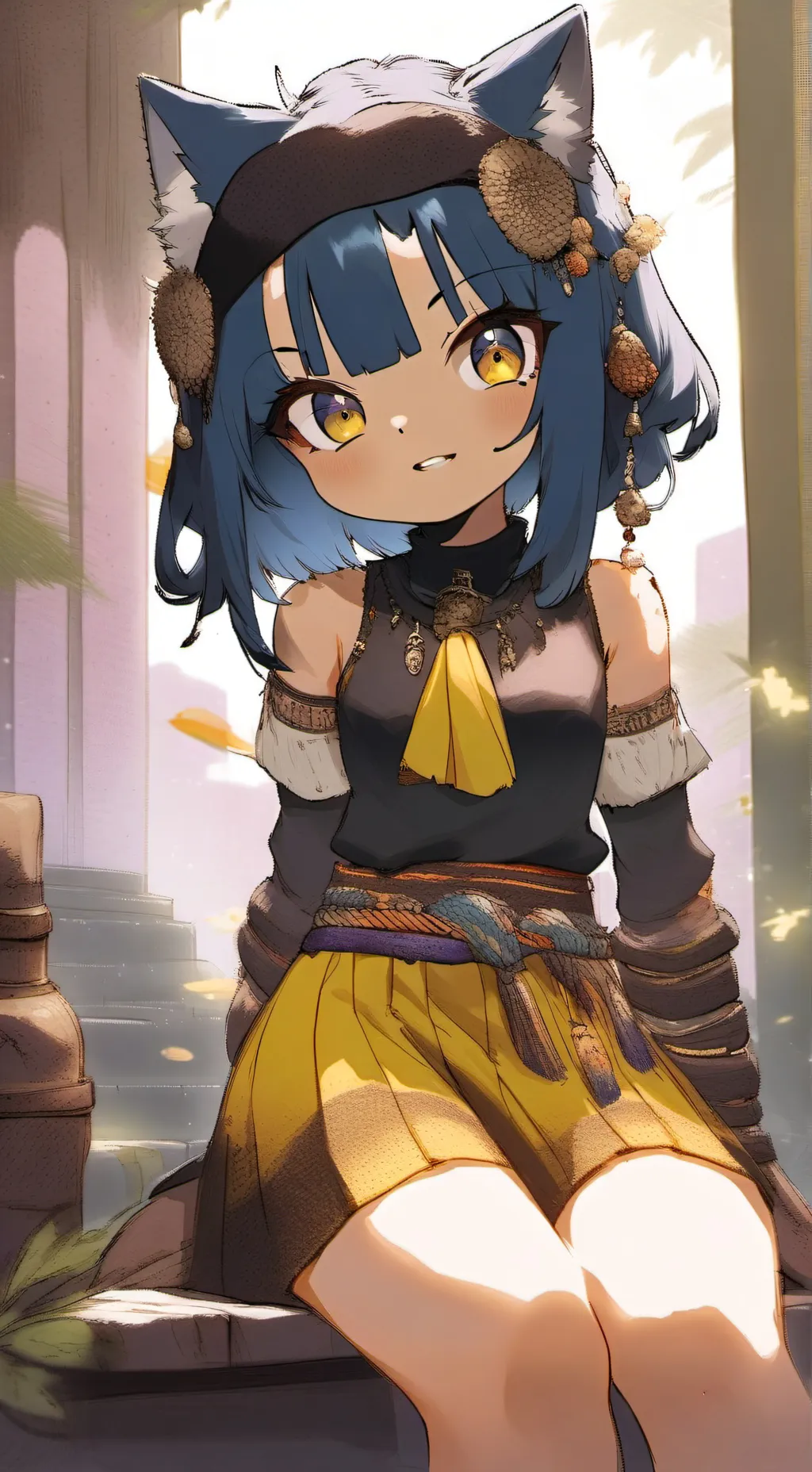 ai character: Ankha Ra Nile background