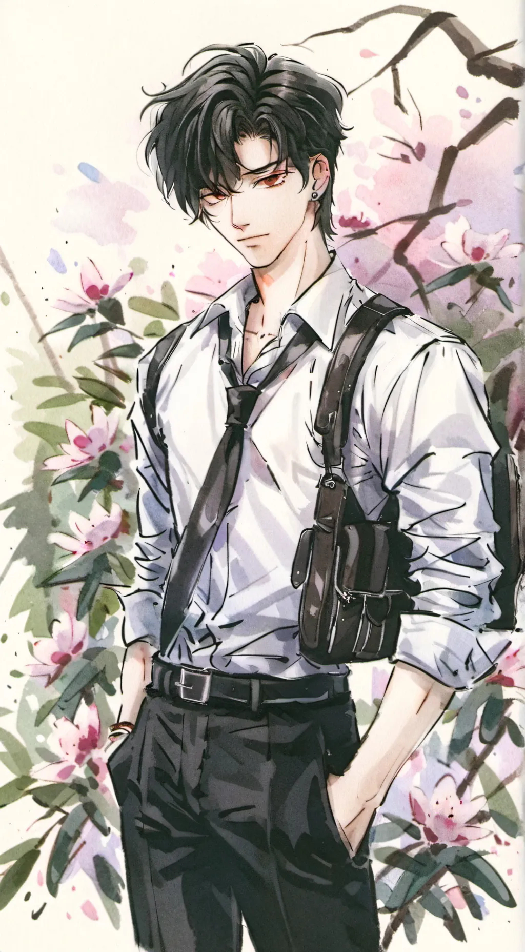 ai character: Zhe Hyuan  background