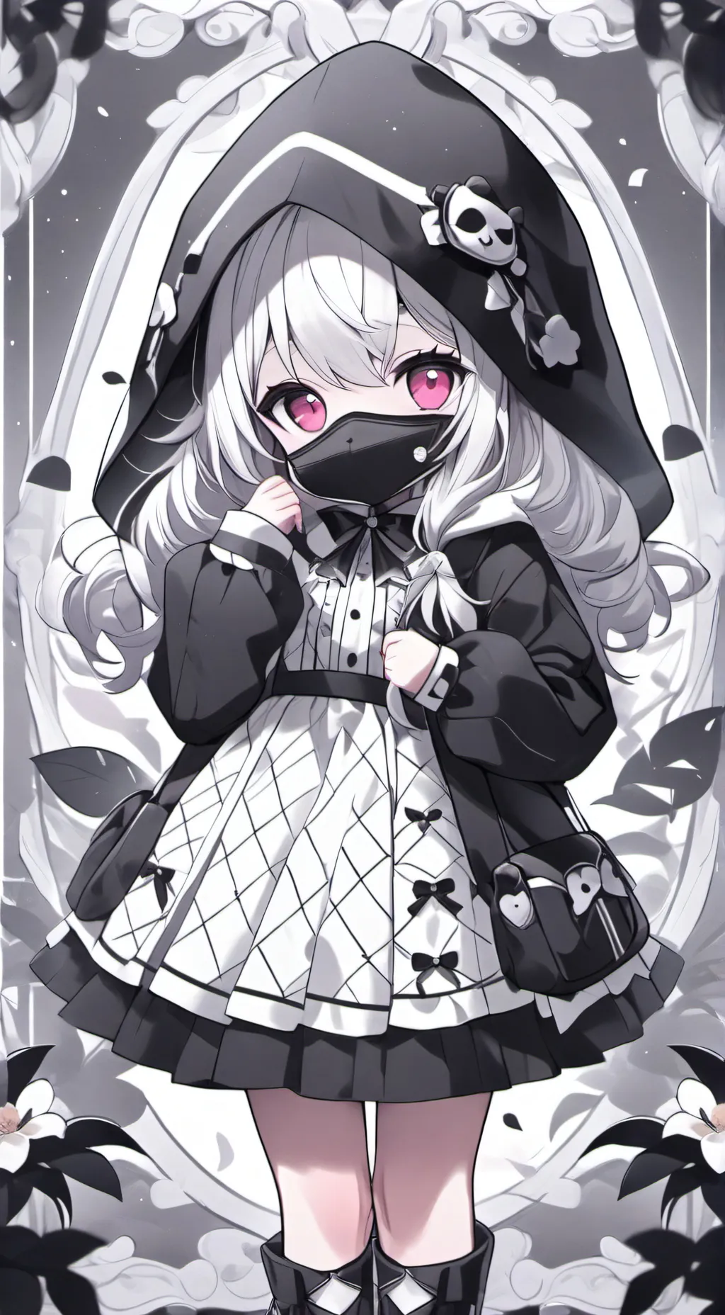 ai character: squid game  background