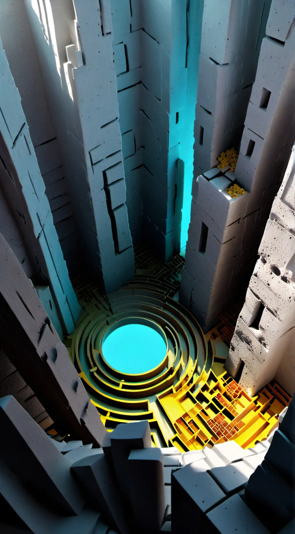 ai character: Back room background