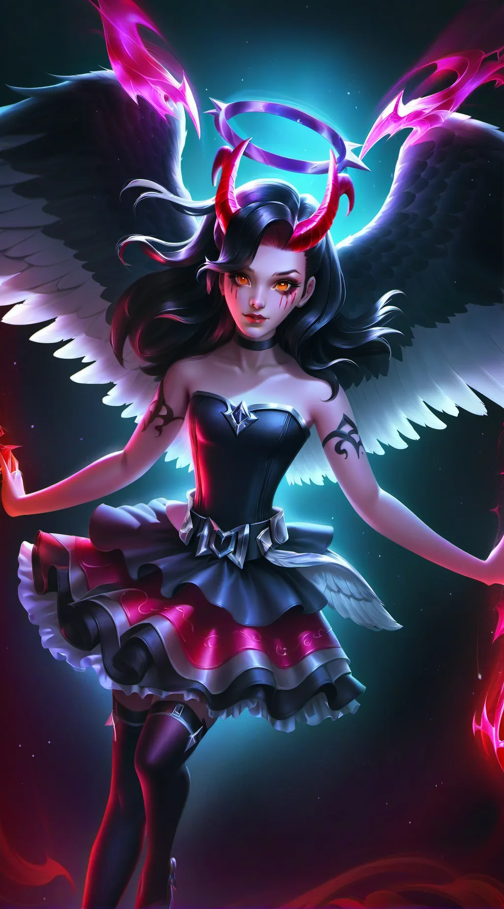 ai character: MHA Monster background