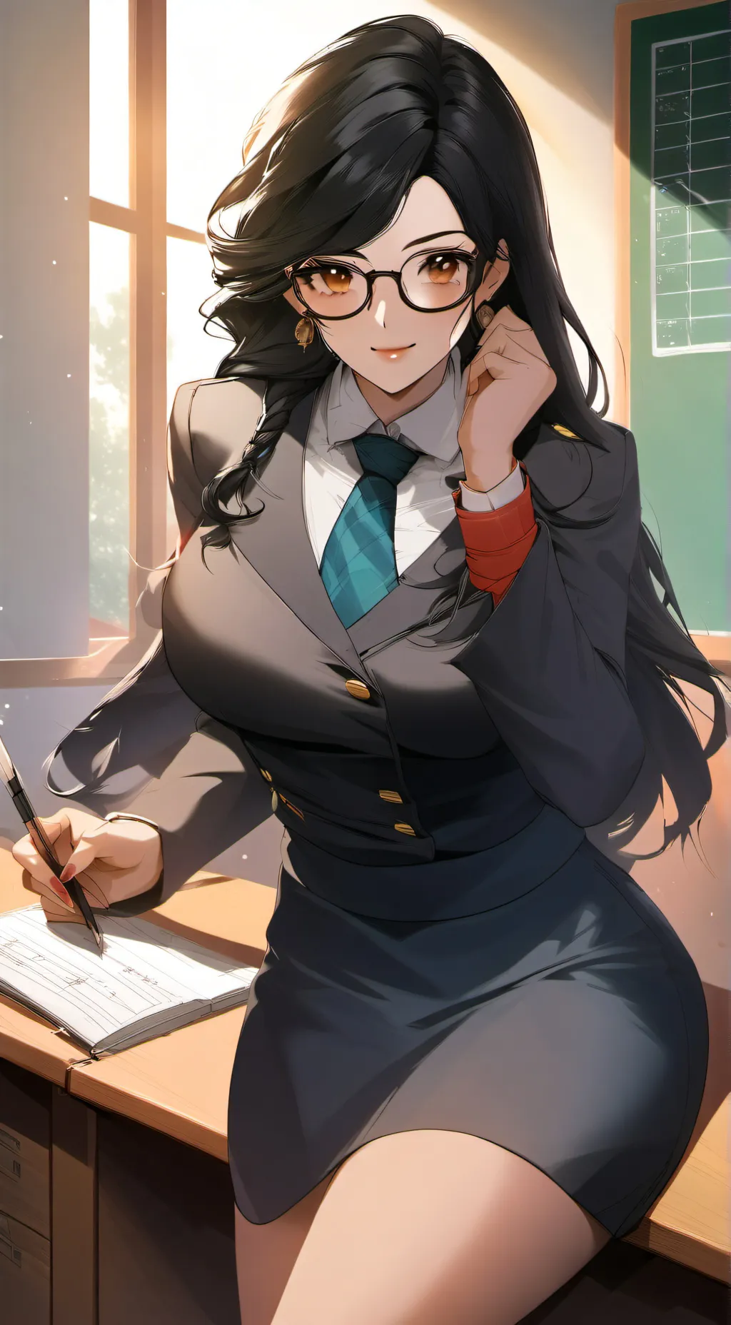 ai character: Math Tutor: Katie  background