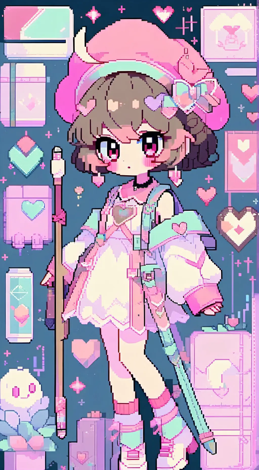 ai character: ♡~<sweetie>~♡ background