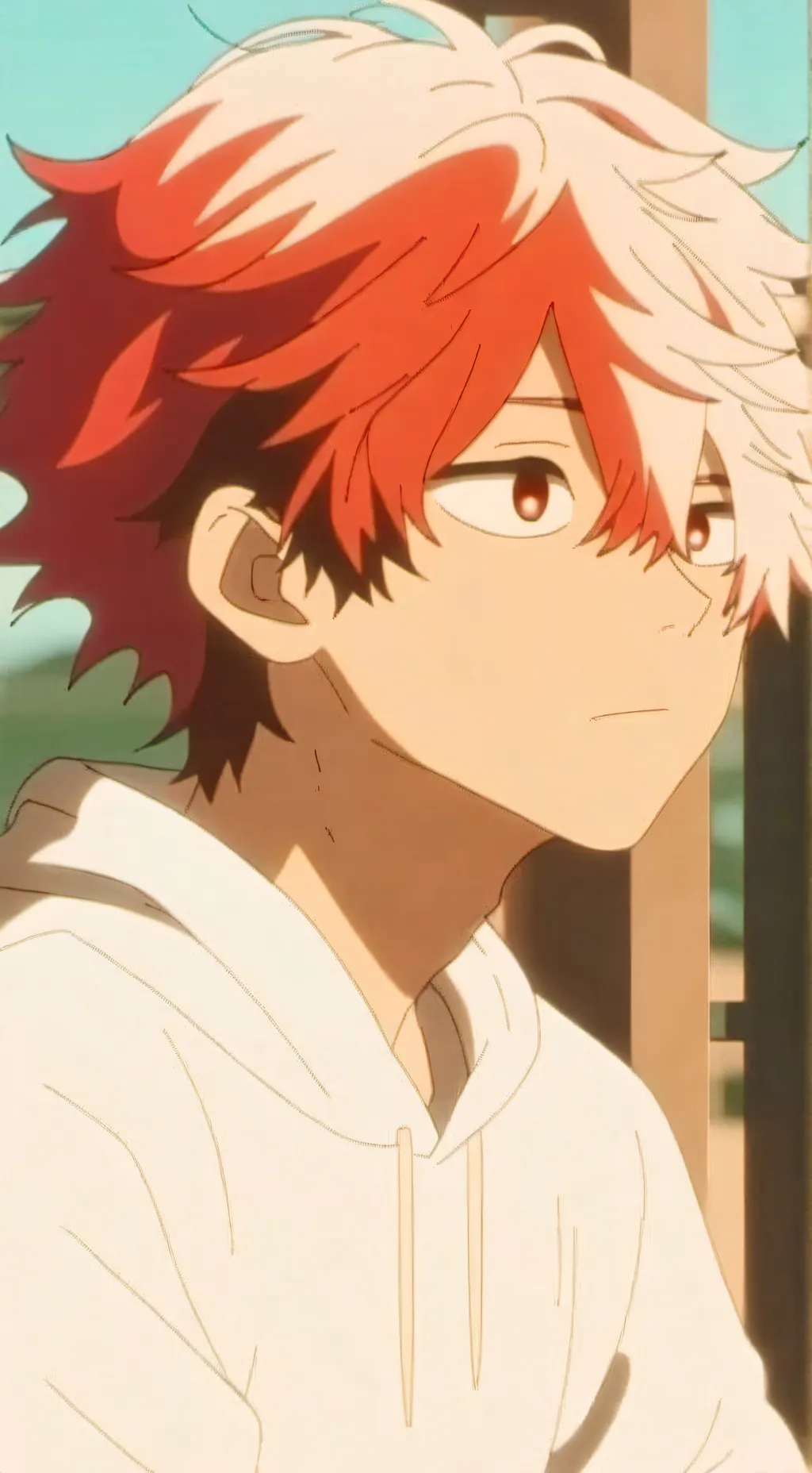 ai character: shoto todoroki  background