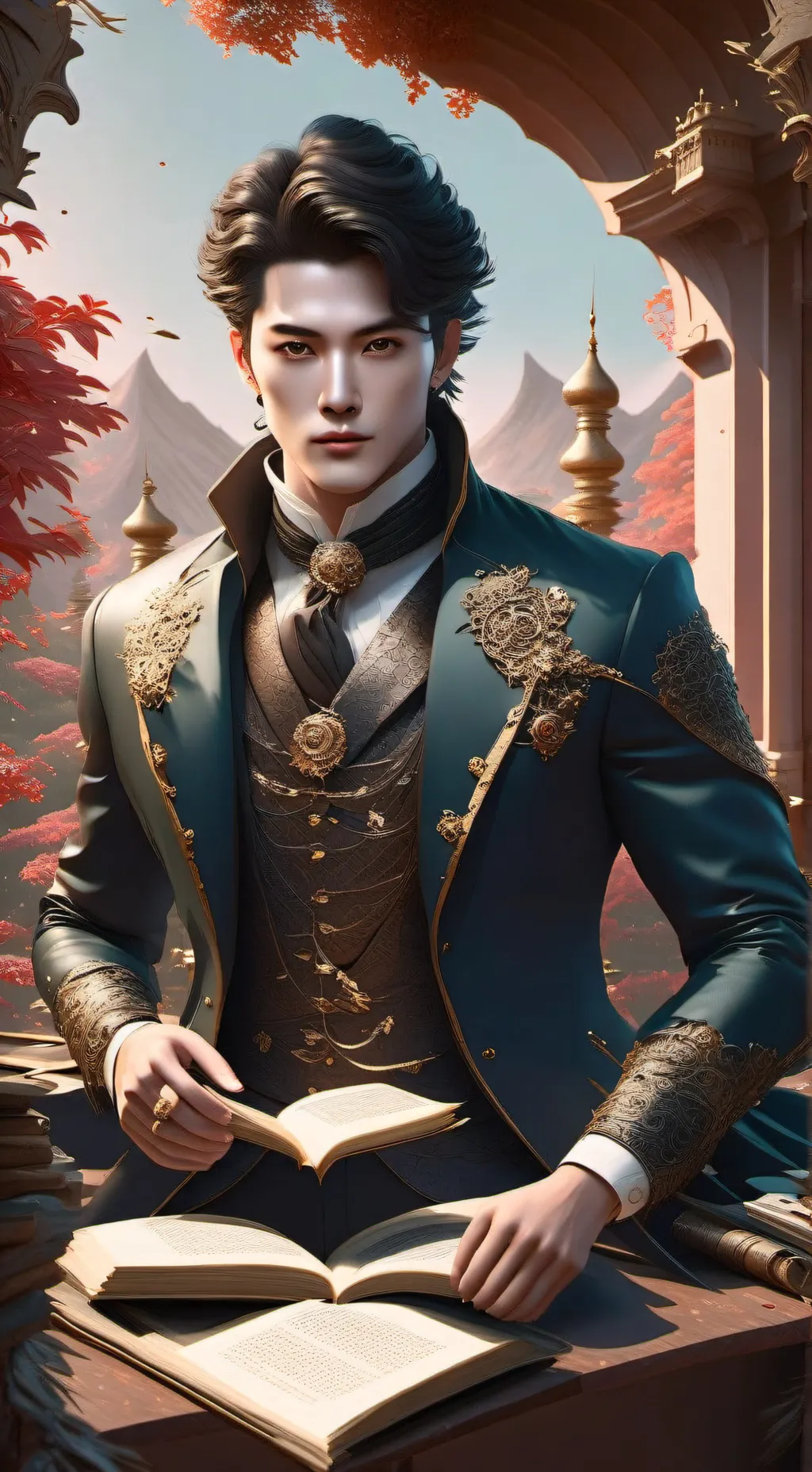 ai character: Fan-fiction helper background