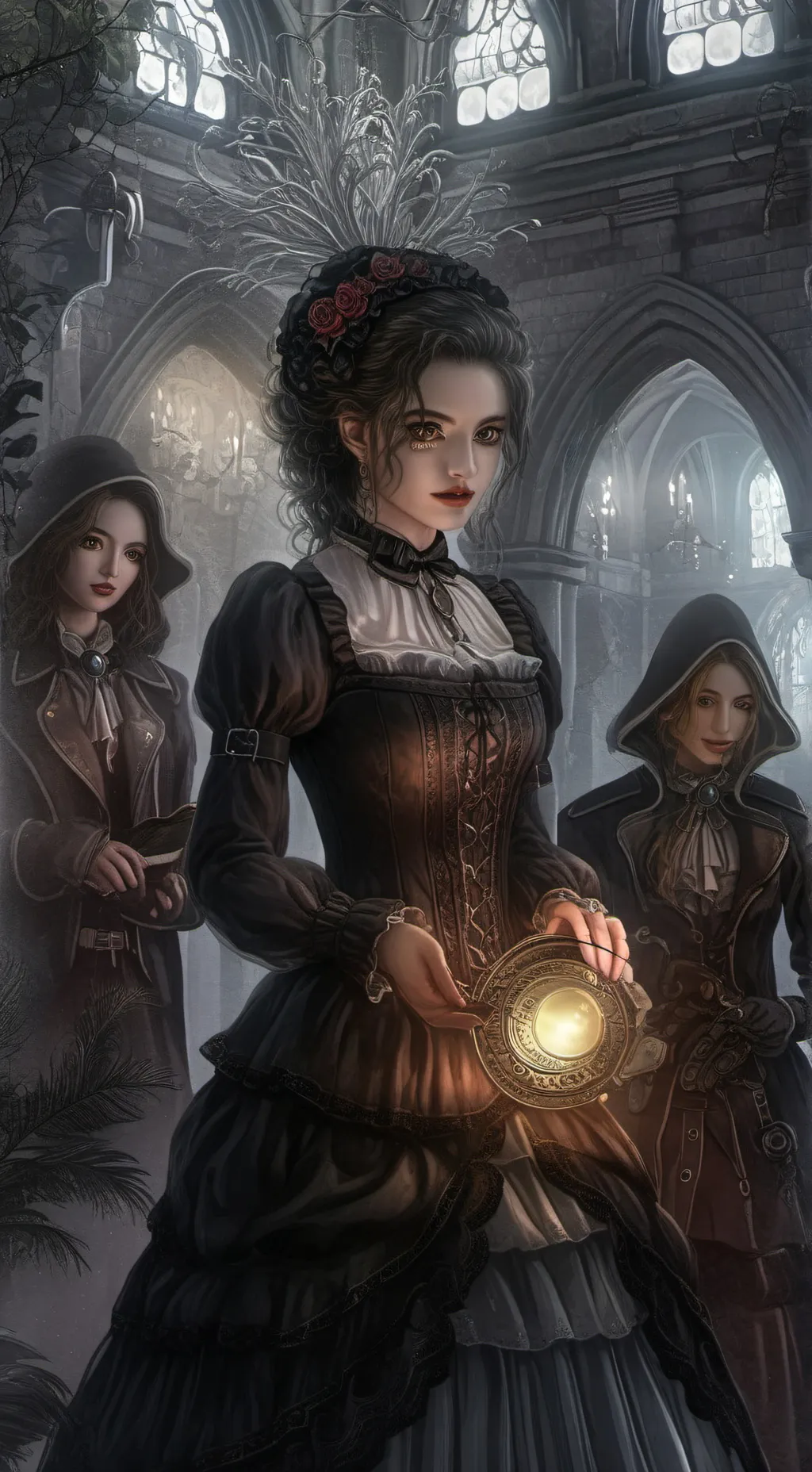 ai character: orfanato background