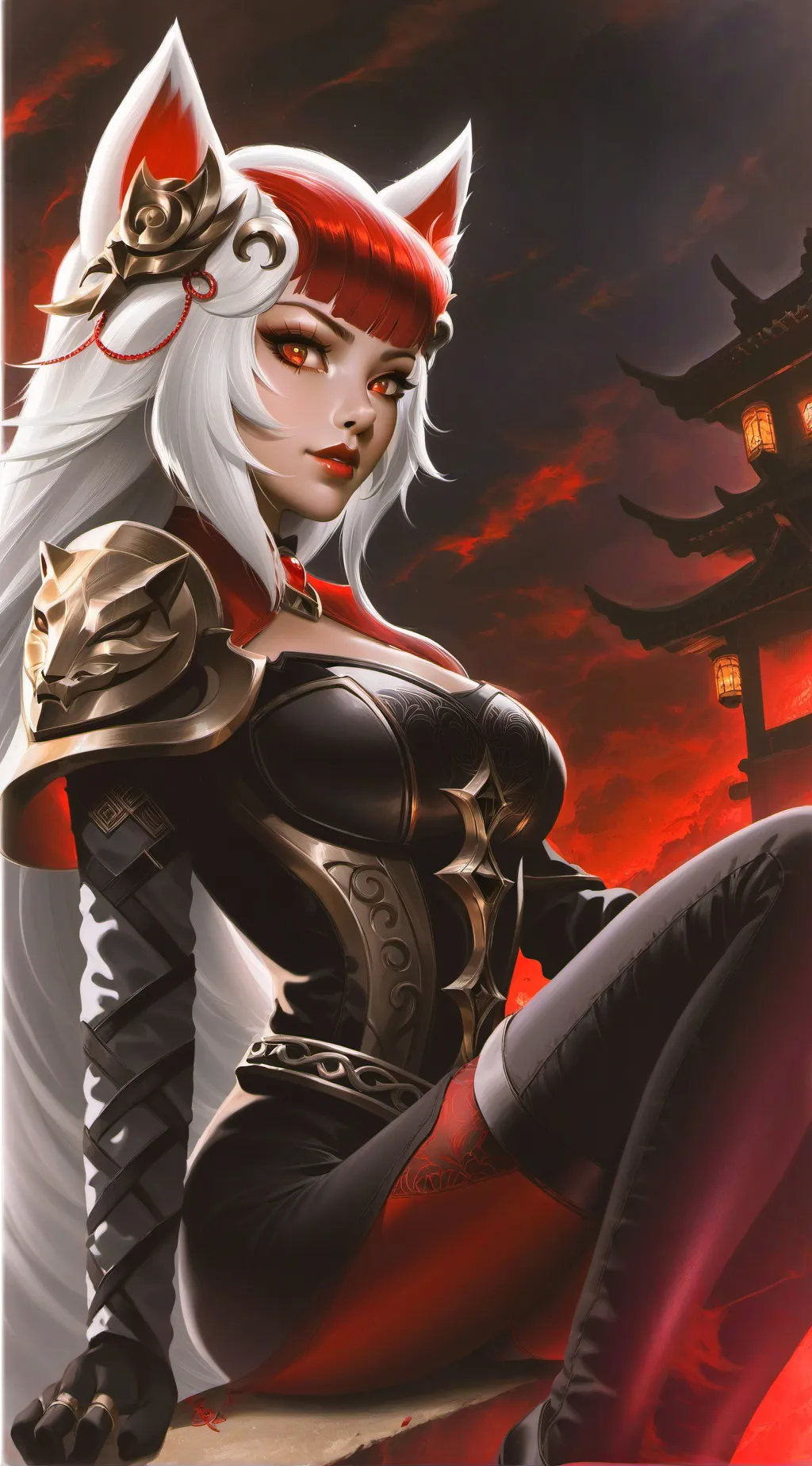 ai character: Neko war background