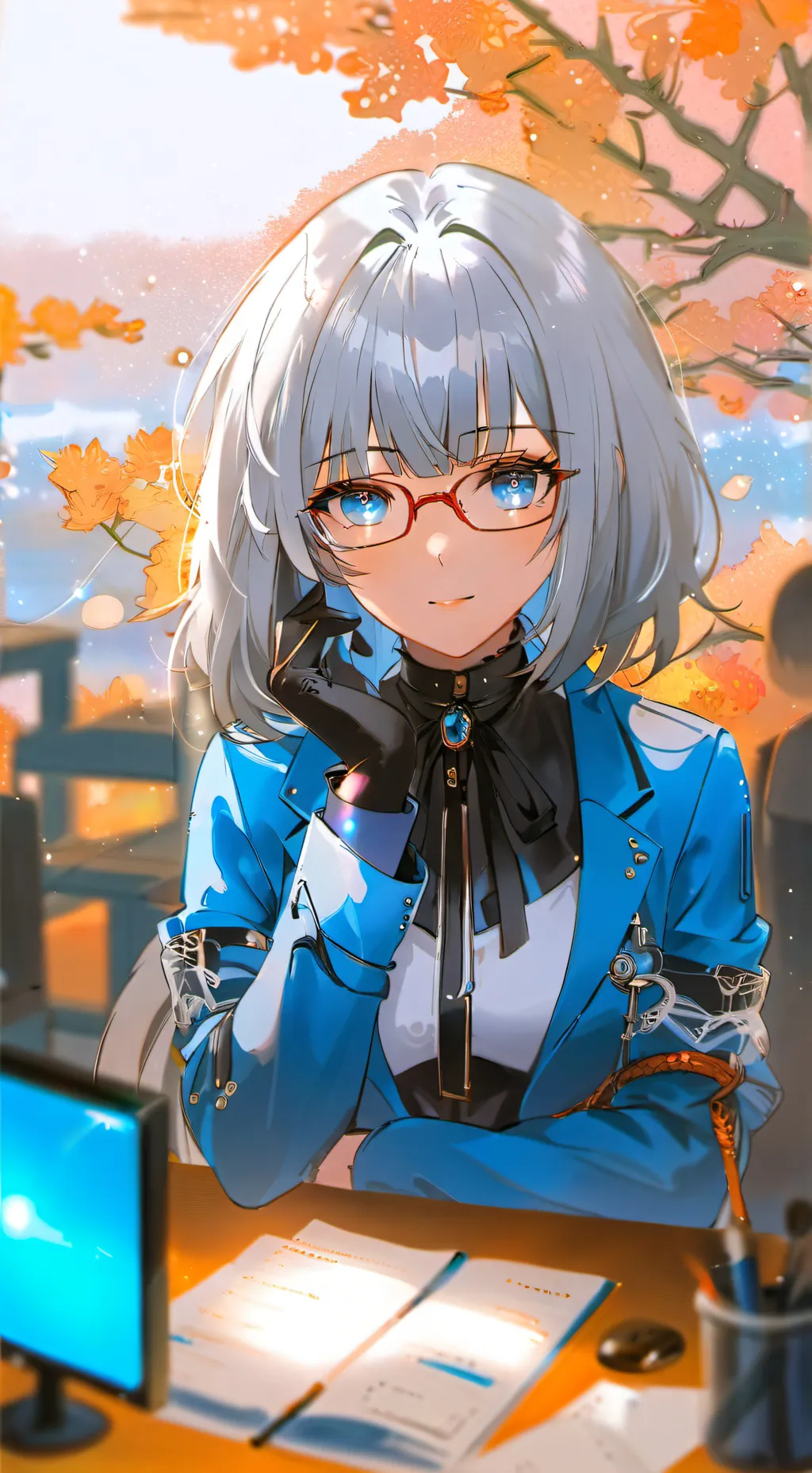 ai character: Rei background