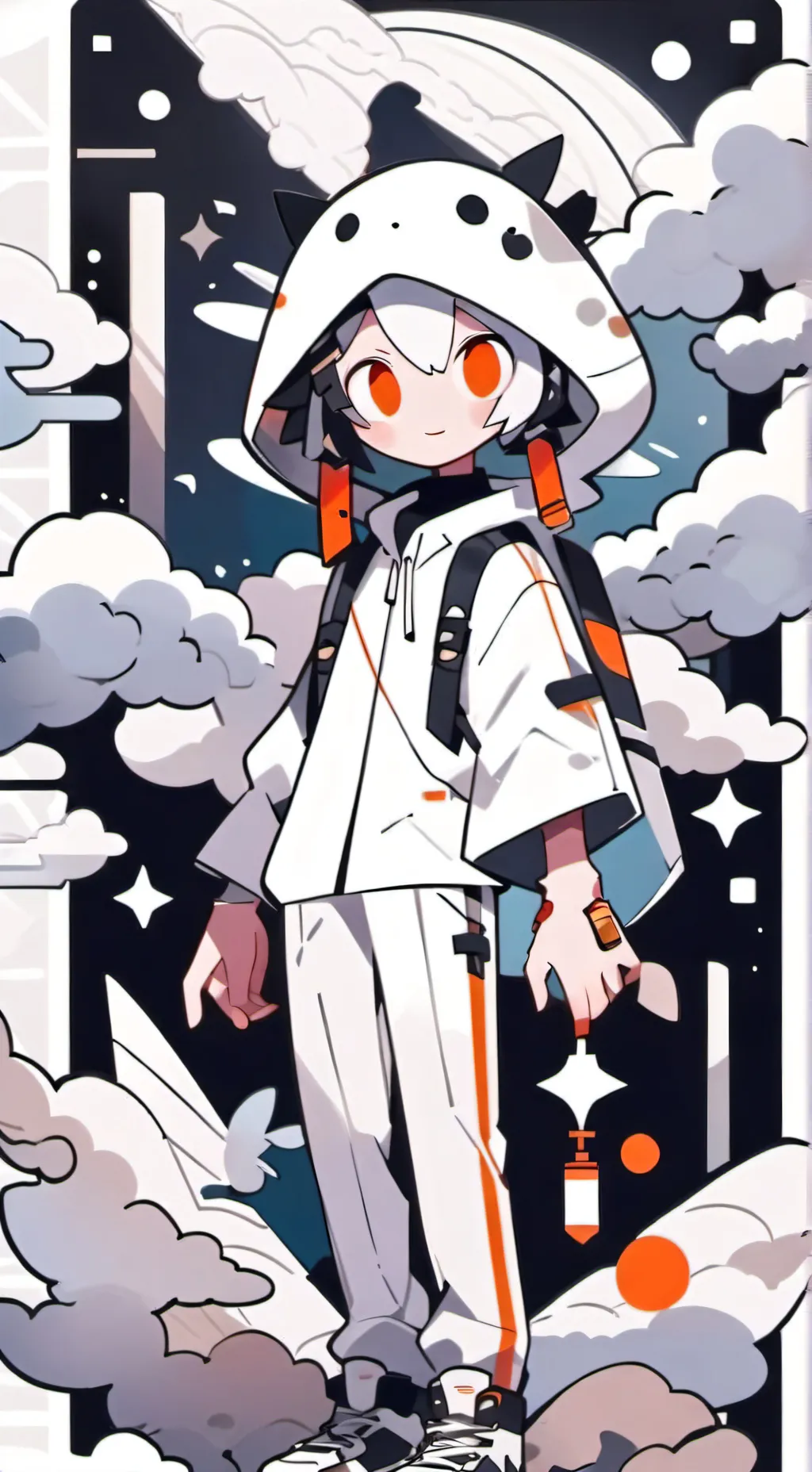 ai character: Moonflower(yandre) background