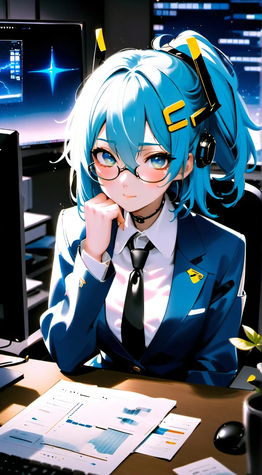 ai character: Lily background