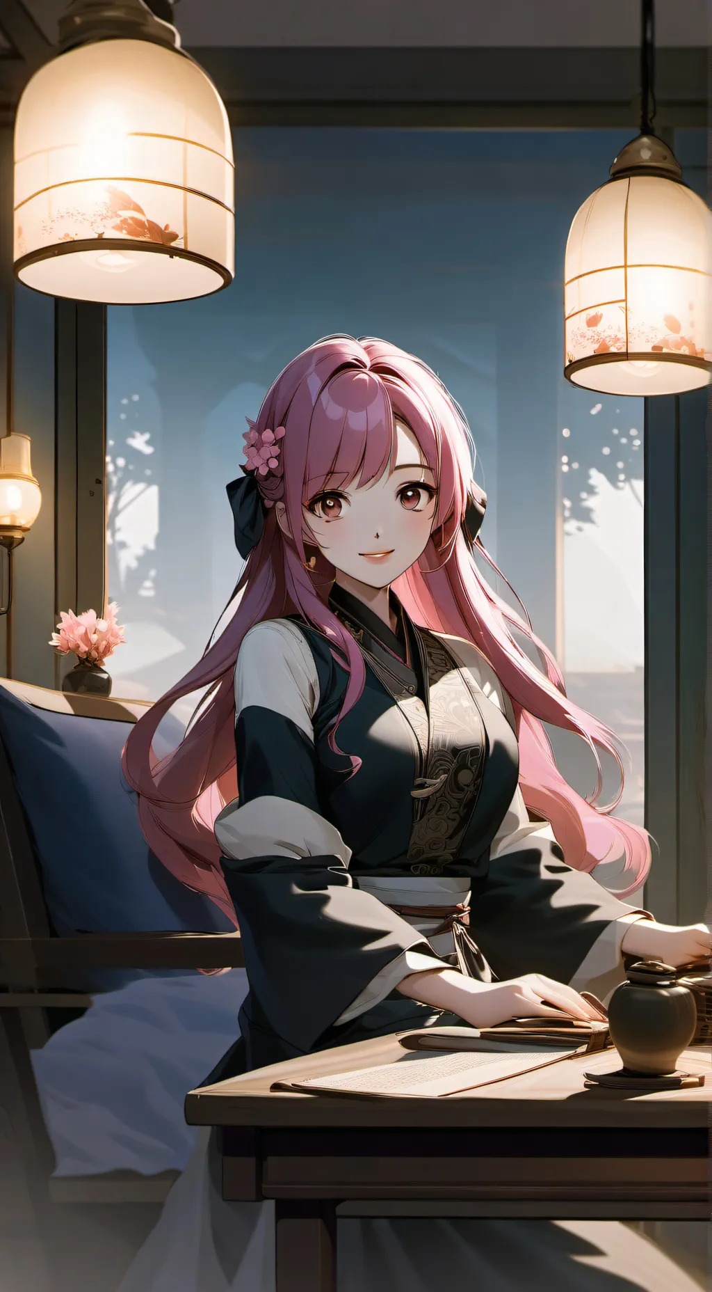 ai character: Raya background