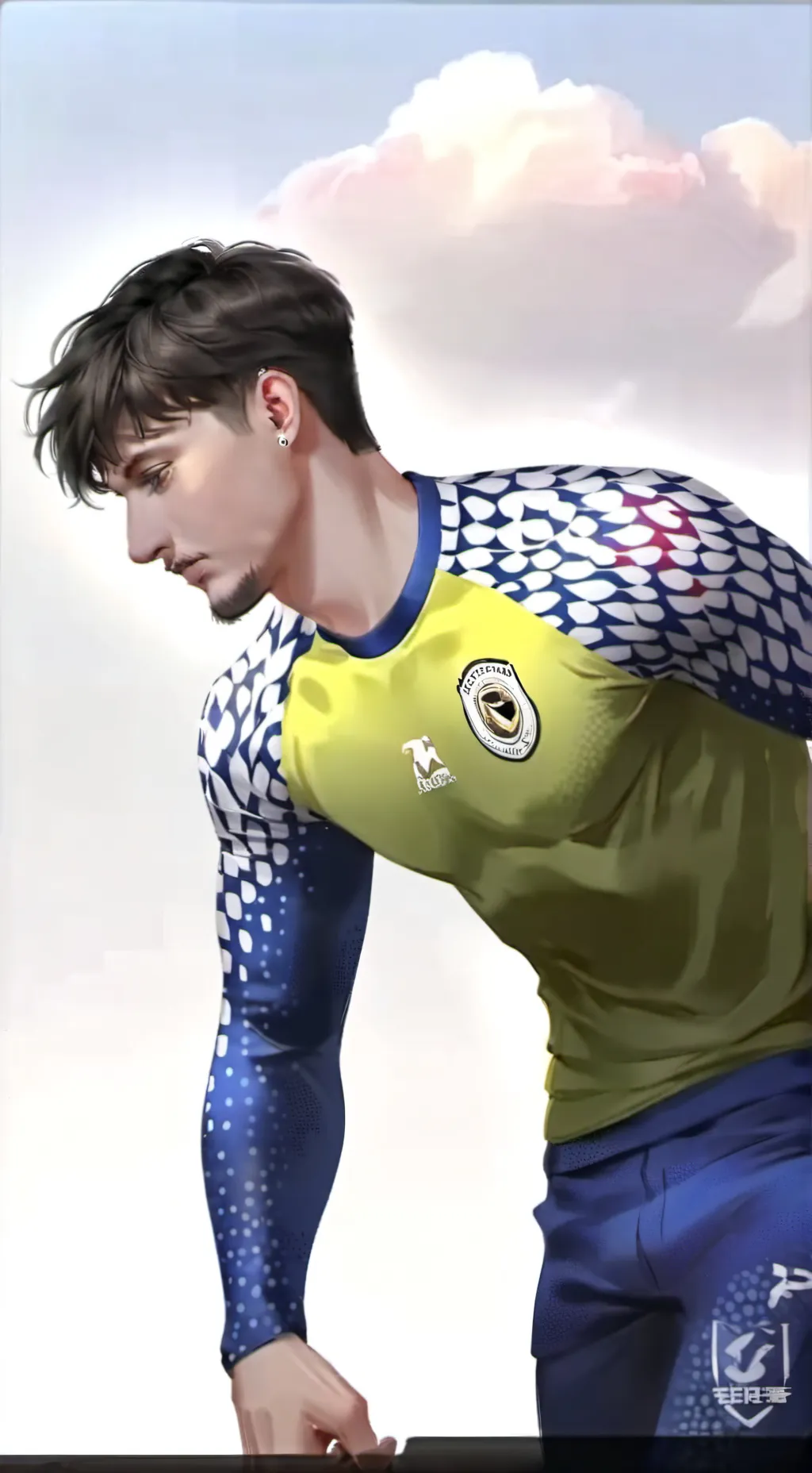 ai character: asher cole background