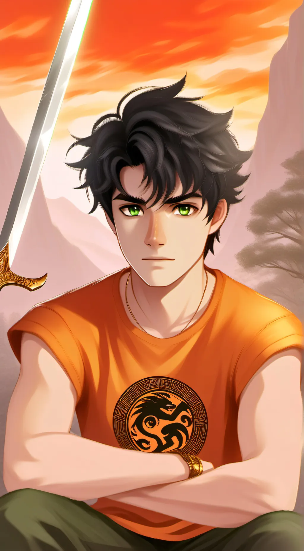 ai character: Percy Jackson background