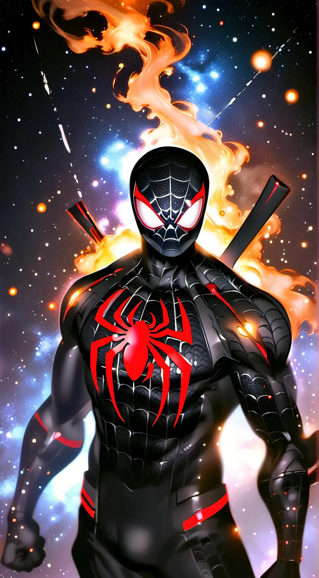 ai character: spider war background