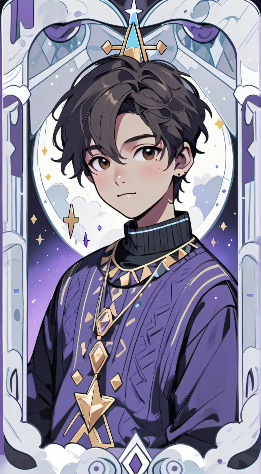 ai character: damian background